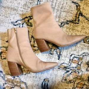 Nude Jeffrey Campbell Ankle Boots